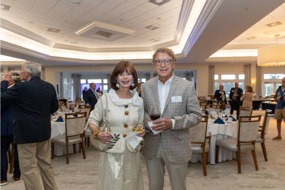 Dick and Judy Bereza smiling at the camera